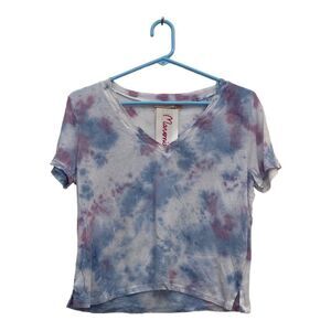 NWT Maronie tie dye crop top S 50% cotton